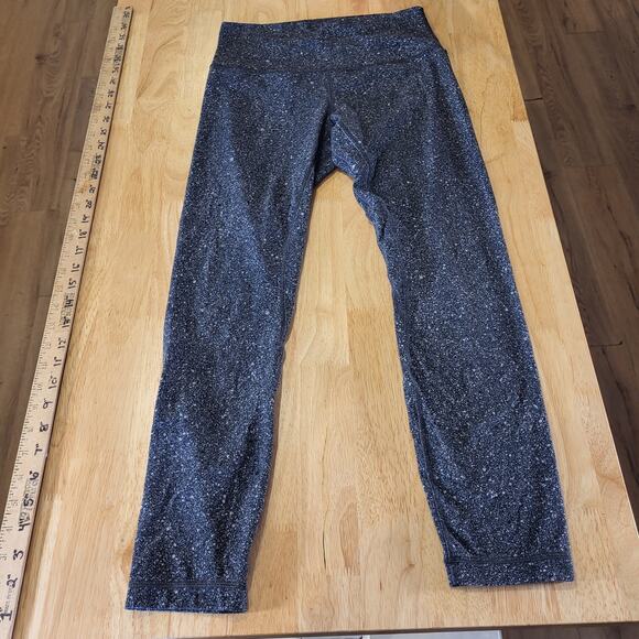 Lululemon Dark Heather Gray Leggings Small  33" long   24" Inseam - Picture 2 of 8